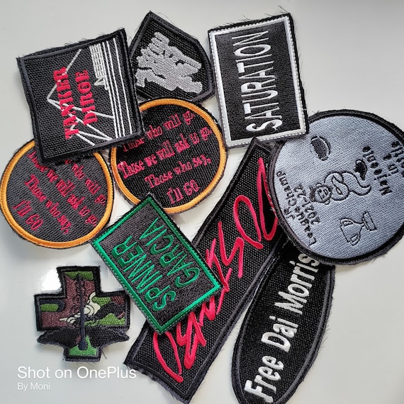 Embroidered Custom Patches Sew On, Iron On, VELCRO® 