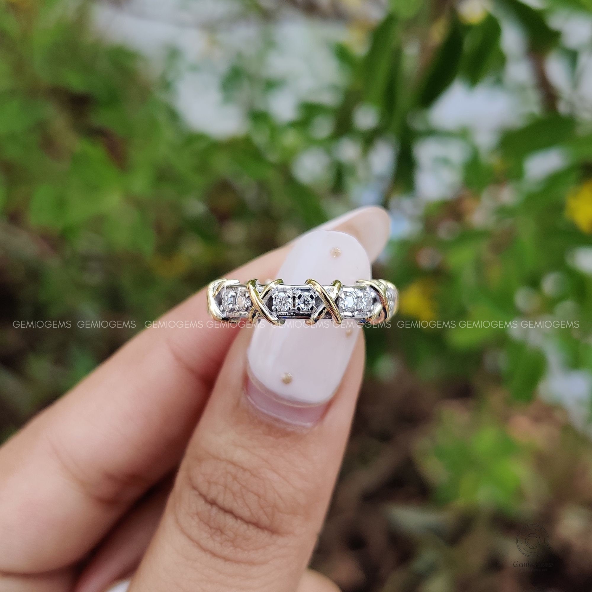 Schlumberger sixteen stone ring best sale