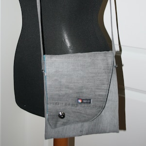 Flap Purse bag Handmade Denim Bag Purse Vintage Style Artist Bag-Denim Crossbody Bag accessories Vintage  Purse Mom Gift