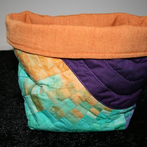 Handmade Utensilo Basket Craft Room Storage-Colorful Sewing Caddy Bin Vegetable Basket For women Gift For Cook
