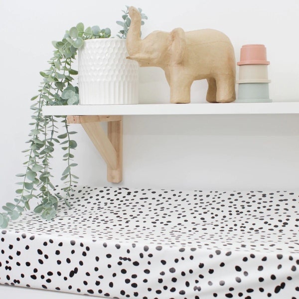 Dalmatian Print Changing Mat | Spotty Print | Monochrome Baby Changing Mat