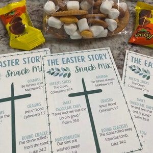 The Easter Story Snack Mix