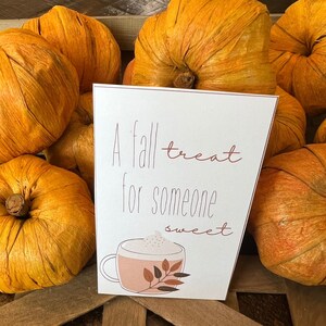 Digital Printable Fall Gifting Tags- Coffee Mug
