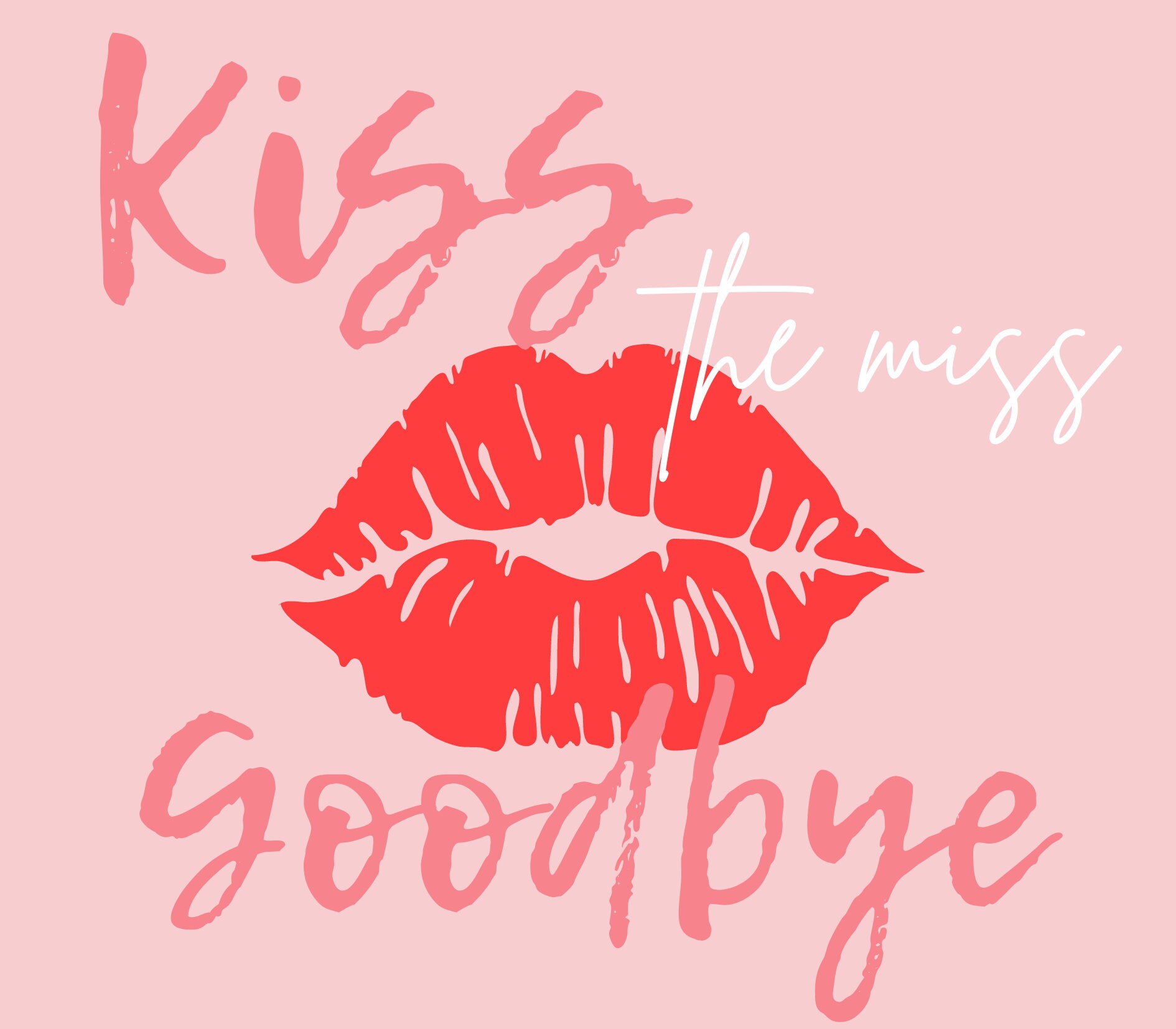 Kiss the Miss Goodbye Lipstick/chapstick Cards Set of 2 - Etsy