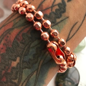 Copper Bracelet | 100% Copper Healing Bracelet - Beaded Bracelet