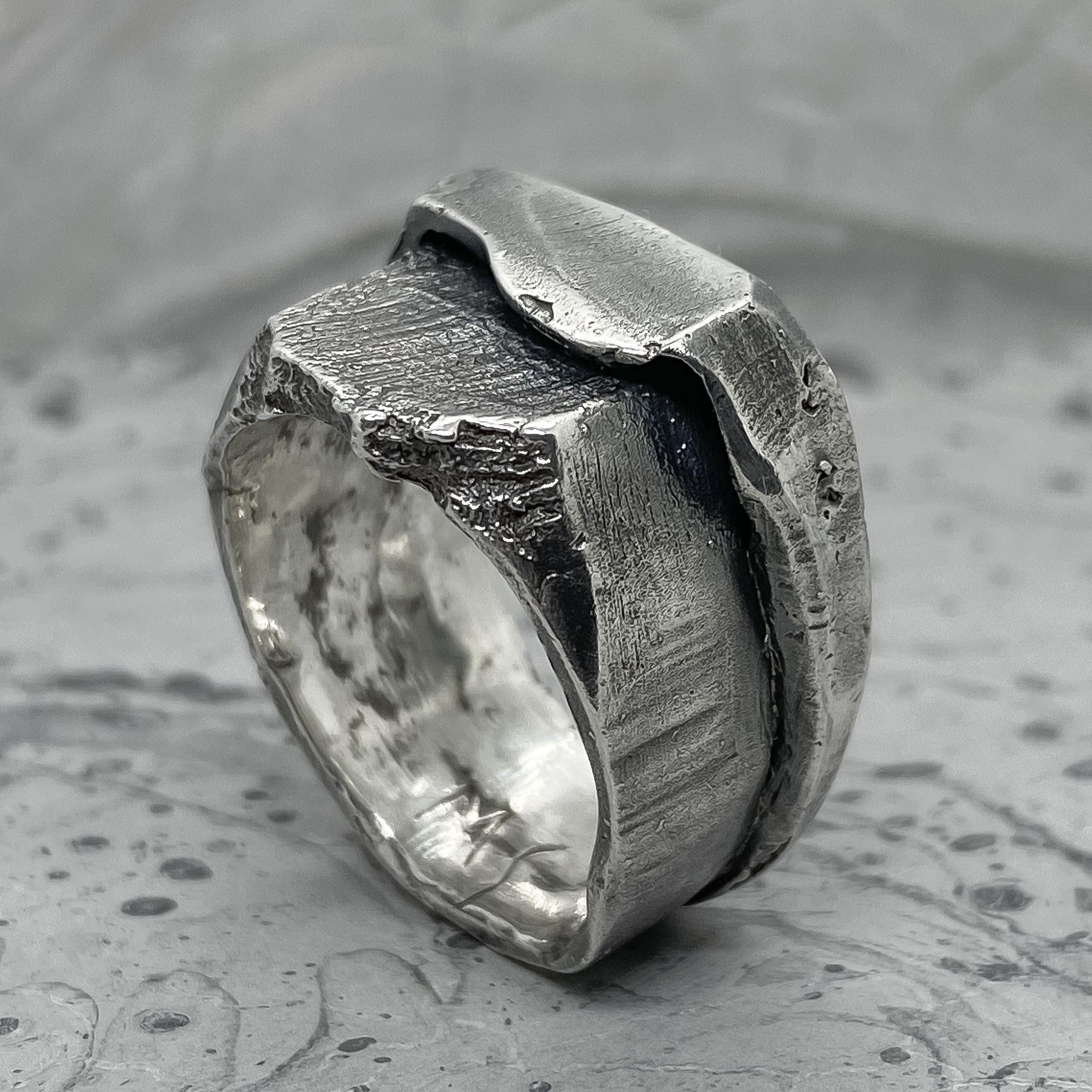Chunky Titanium Mens Wedding Ring | LOVE2HAVE in the UK!