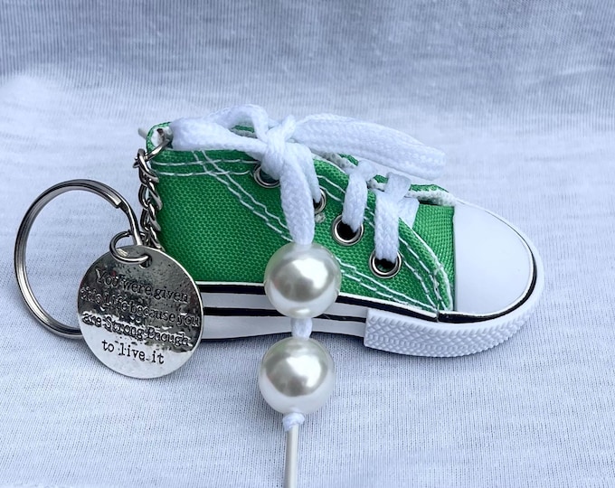 The Chucks & Pearls Keychain/Purse Charms