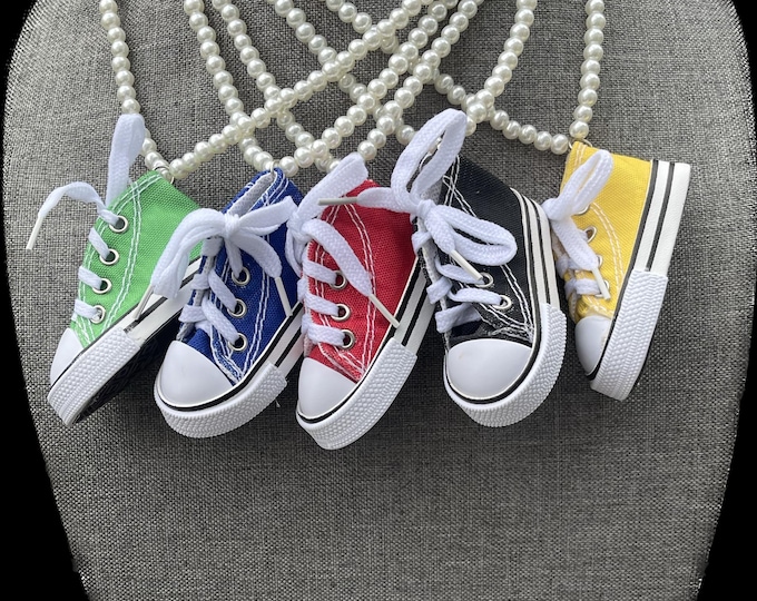 Chucks & Pearls Necklace