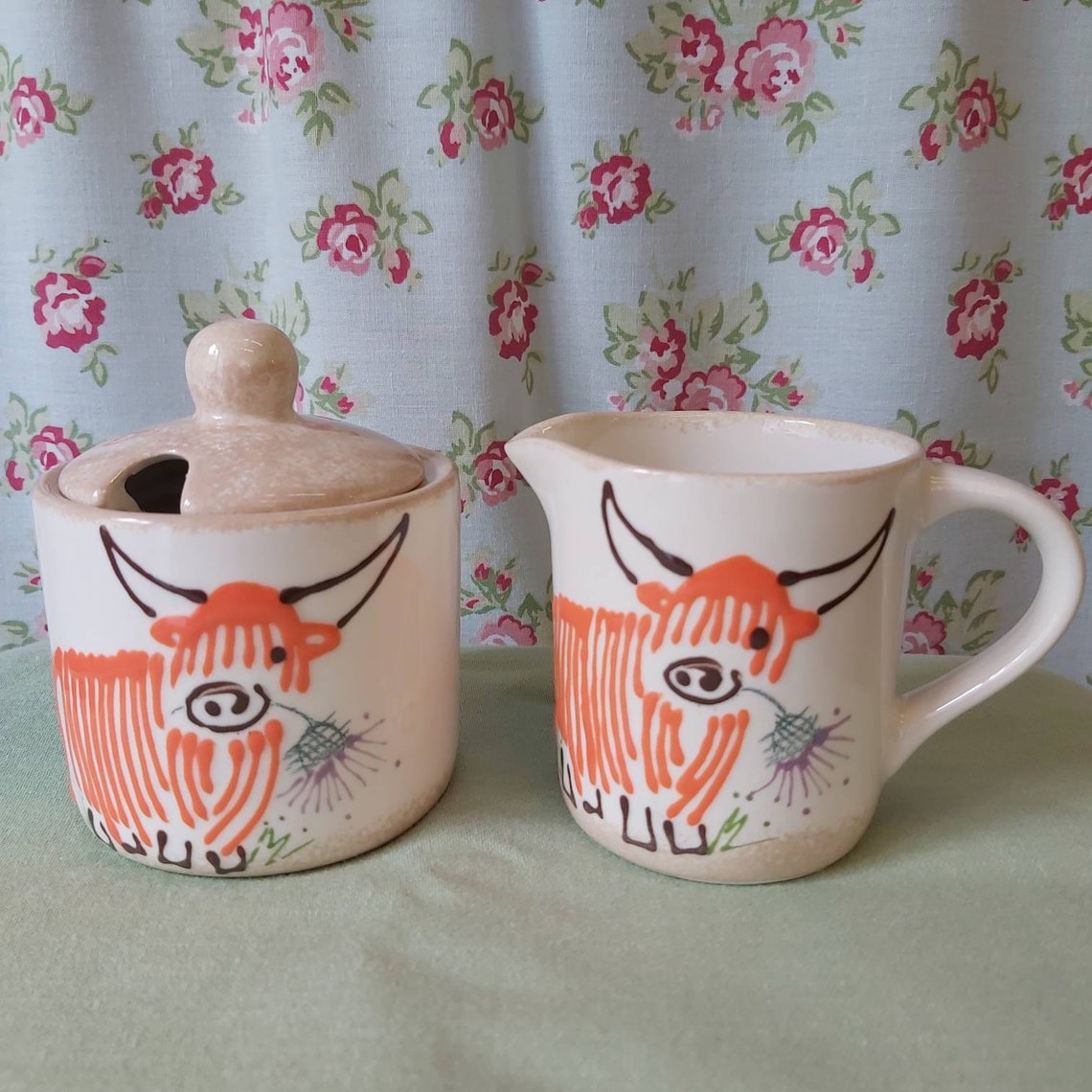 Highland cow creamer jug MacCoo milk jug Etsy