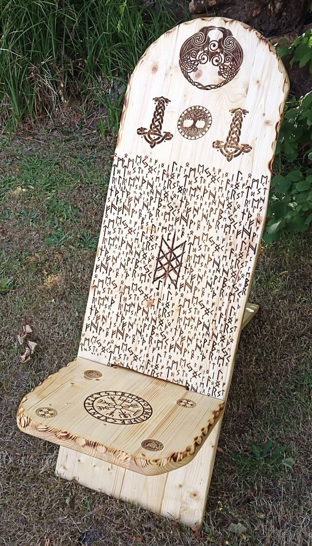 Viking Chair // Plug Chair // Stargazer odin's Etsy