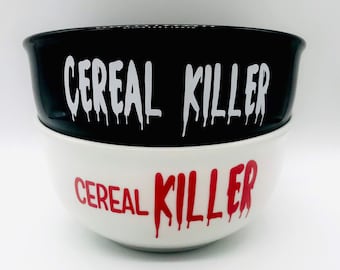 Personalized cereal bowl, Cereal Killer bowl, Cereal lover gift, Birthday gifts for brother, Funny gifts for him, Teenage boy birthday gift