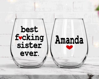 Sister gifts, best fucking sister ever, Birthday gift for sister, personalized gift for sister, sister birthday gift, personalized gifts