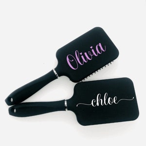 Personalized hair brush, Birthday gift for girls, spa party favors, Cheer team gifts, team gifts, Teen girl gifts, Easter basket gift