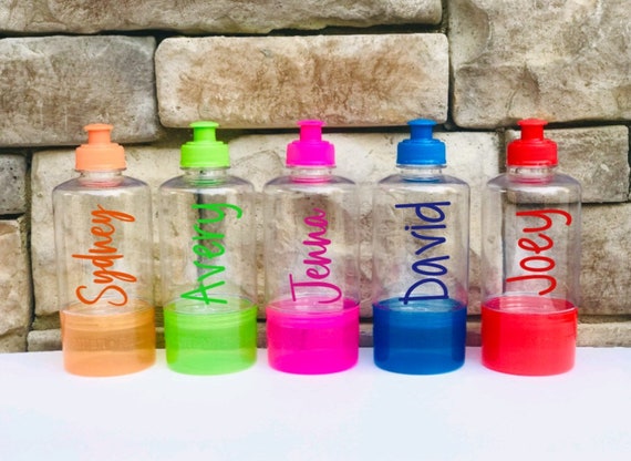 Kids Water Bottles Personalized, Kids Water Bottle, Kids Cups With Name,  Toddler Water Bottles, Kids Party Favors, Birthday Party Favors 