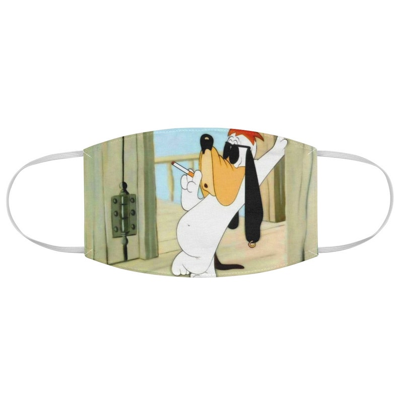 Droopy Hund Gesichtsmaske amerikanische Oldschool Cartoon Etsy