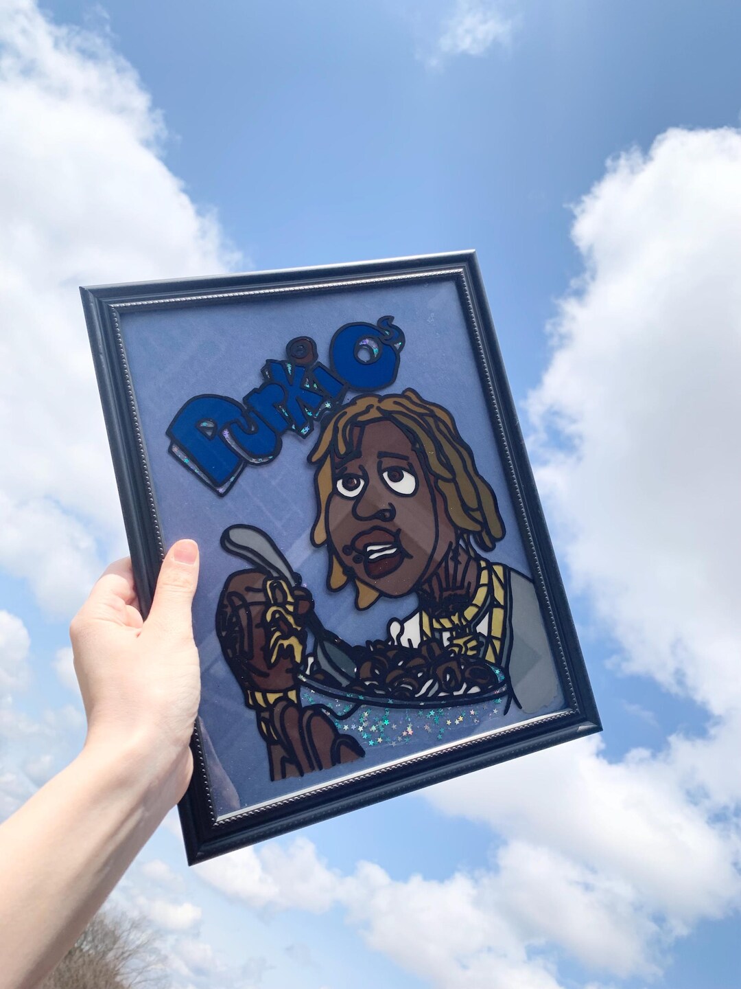Glass Posters Rapper Acrylic Rapper Art: 8x10 Glass Painting - Etsy