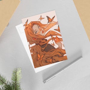 Monarchfalter Schmetterling Postkarte, Schmetterling Design Briefpapier, Kunstdruck für besondere Anlässe, Geschenk für Naturliebhaber