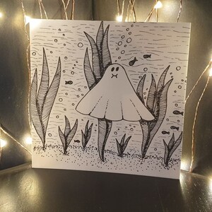Postal “Fantasma acuático”