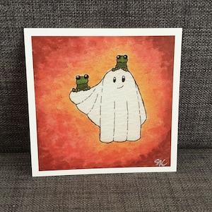 Carte postale "Fantômes aux grenouilles #03"