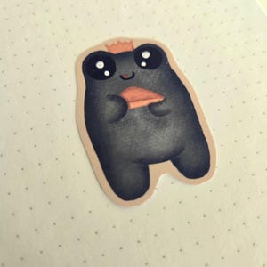 Autocollant "Grenouille à la galette"
