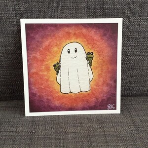Carte postale "Fantômes aux grenouilles #07"