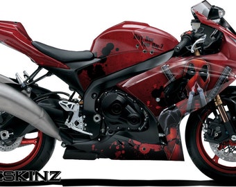 BIKESKINZ™ Deadpool Motorcycle Vinyl Wrap