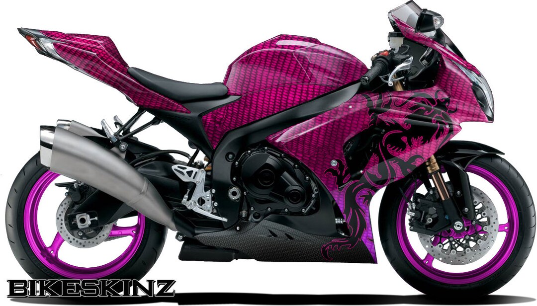 Chiao Dragon various Colors Motorcycle Vinyl Wrap Etsy