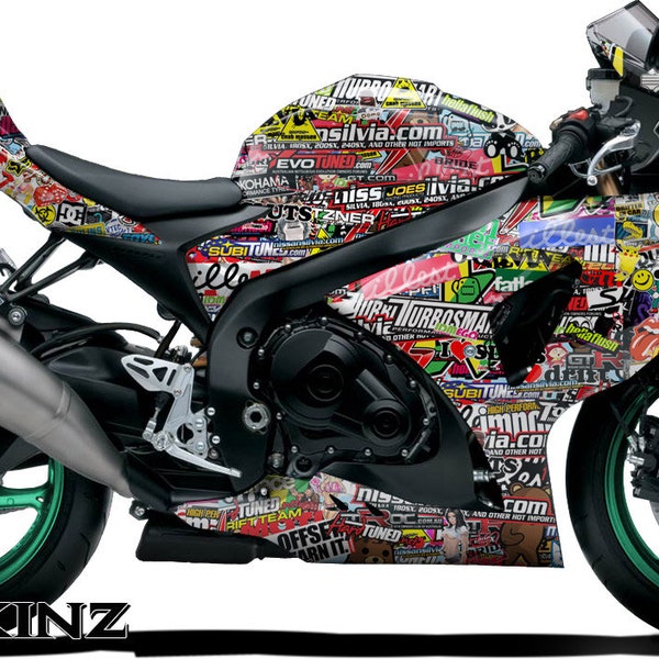 Anime Motorcycle Wrap Etsy