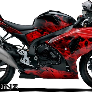 Vapor Lock Select Color Motorcycle Vinyl Wrap image 3