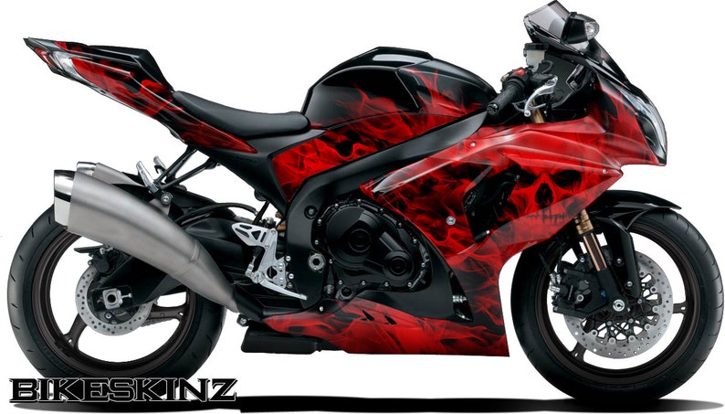 Vapor Lock Select Color Motorcycle Vinyl Wrap image 3