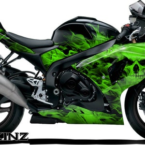 Vapor Lock Select Color Motorcycle Vinyl Wrap image 1