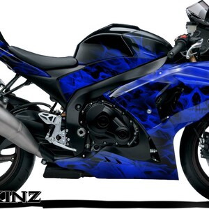 Vapor Lock Select Color Motorcycle Vinyl Wrap image 4