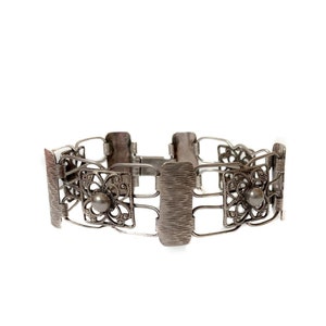 Vintage Silver Filigree Bracelet