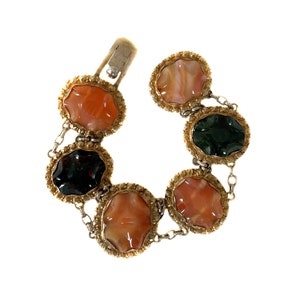 Antique Victorian Agate Bracelet