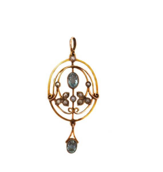 Antique Edwardian Suffragette Pendant