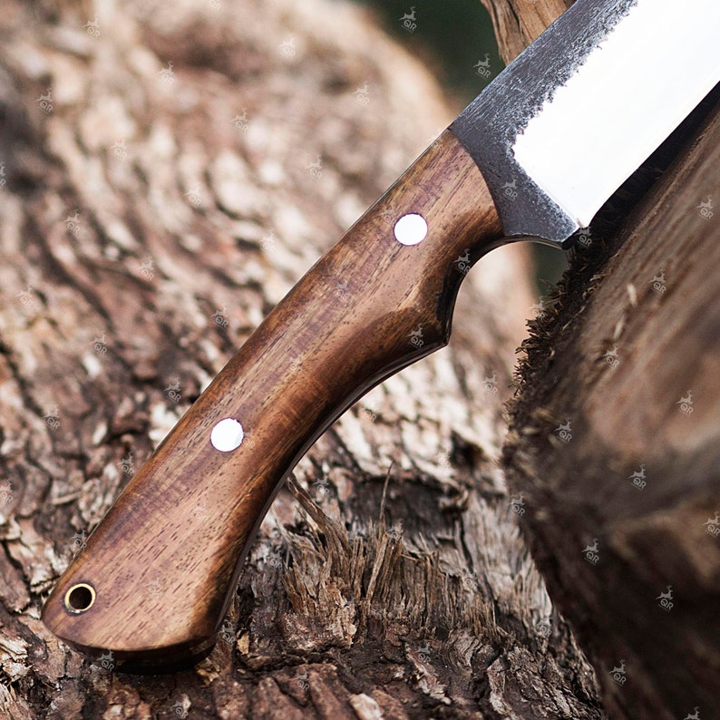 10 Custom Made Fixed Blade Bushcraft Knife Survival Etsy