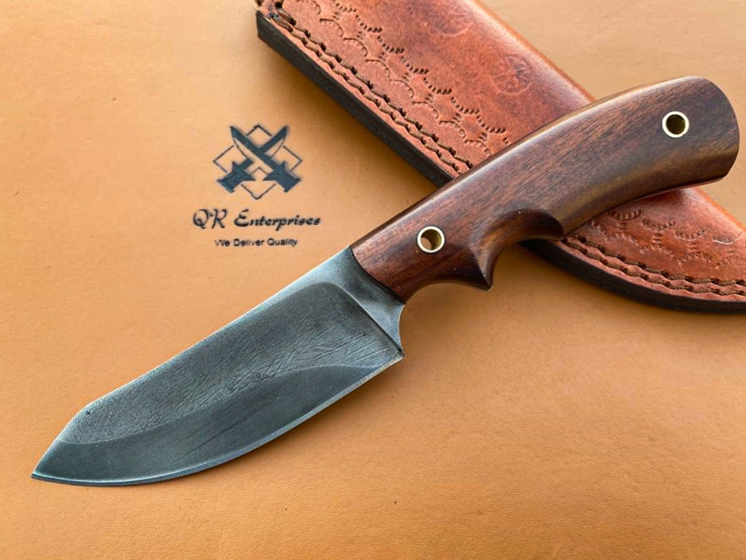 YVZOTCK Knife Making Kit DIY Handmade Knife Kit Includes 1095 Knife Steel  Blade, Pins, Handle Scales,Annealed High Carbon Steel