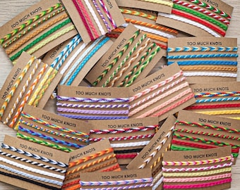 5er Set Dünnes verstellbares Freundschaftsarmband/Fußkettchen/Armband