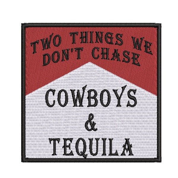 Embroidery Design: Cowboys & Tequila Trucker Hat Design
