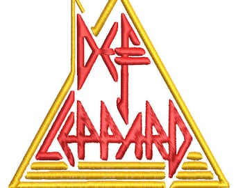 Embroidery Design: Def Leppard