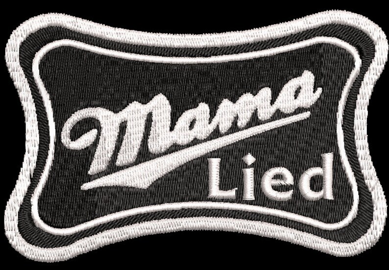 Embroidery Design: Mama Tried lied Miller Lite Merle Haggard 2 Sizes - Etsy