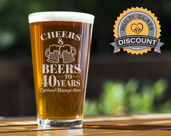 Custom Pint Glass Etsy