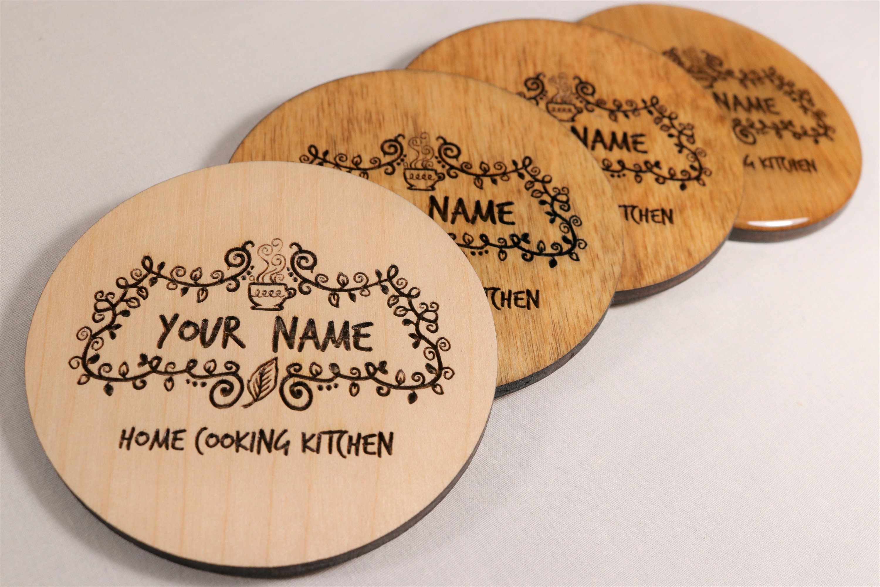 HighQuality Bulk Custom Coasters Personalized Laser Engraved Etsy