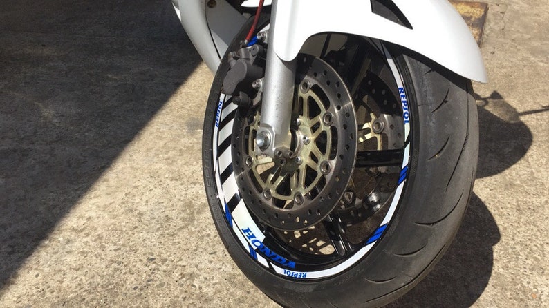 FOR SUZUKI DRZ 400SM 2005-2021 DR-Z RIM WHEEL STRIPES DECALS TAPE - Foto 9