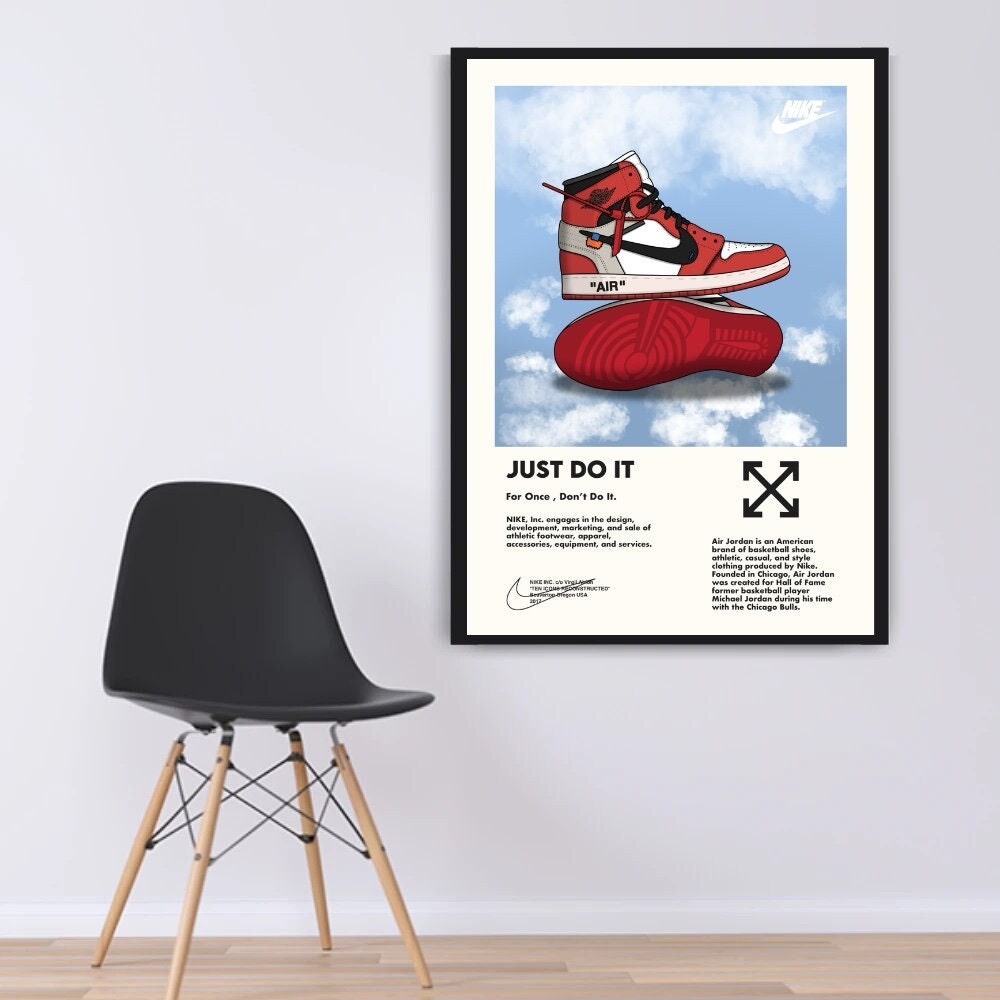 Nike Air Jordan 1 Chicago Clouds Hypebeast Sneaker -