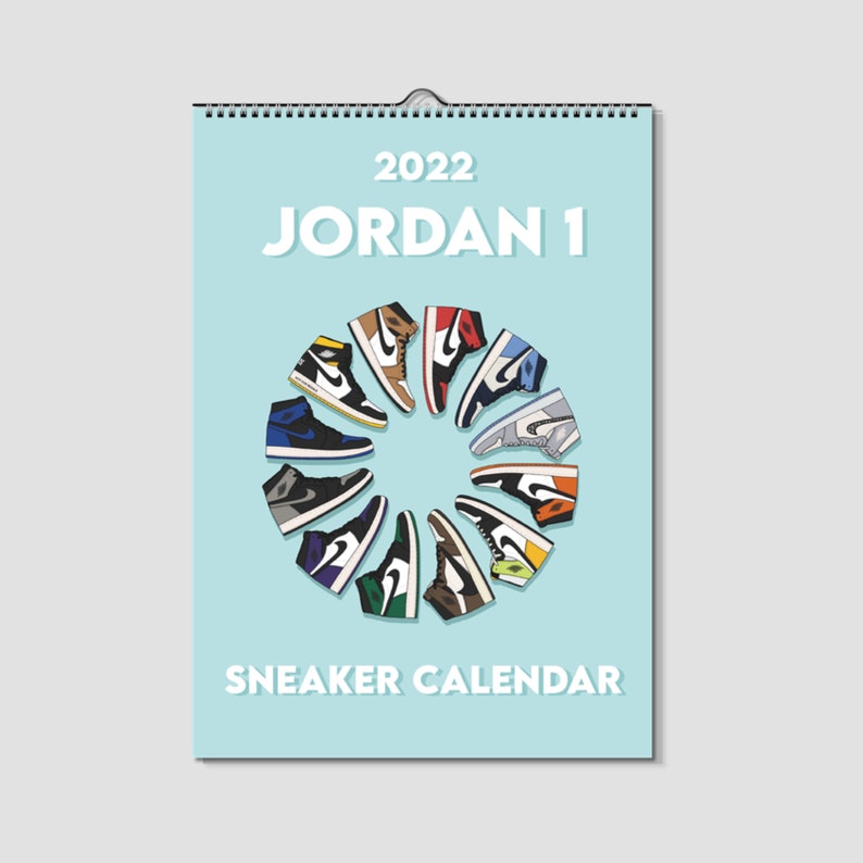 2022 Jordan 1 Sneaker Calendar | Etsy
