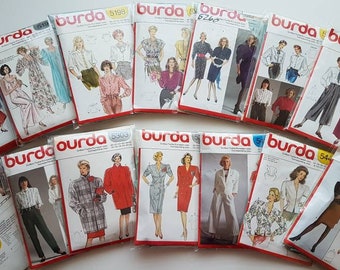 Burda Schnittmuster 70er,80er, 90erJahre, Vintage gebraucht