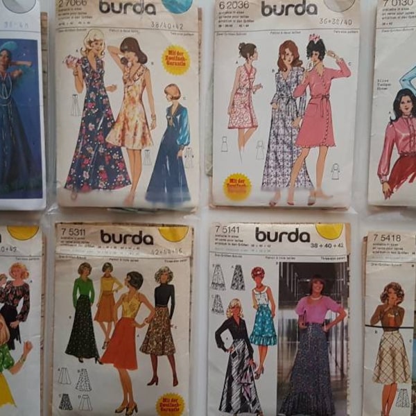 Burda Schnittmuster 70erJahre, Vintage gebraucht