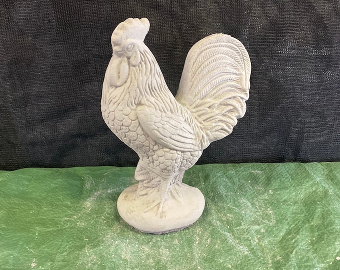 Rooster concrete statue garden decor