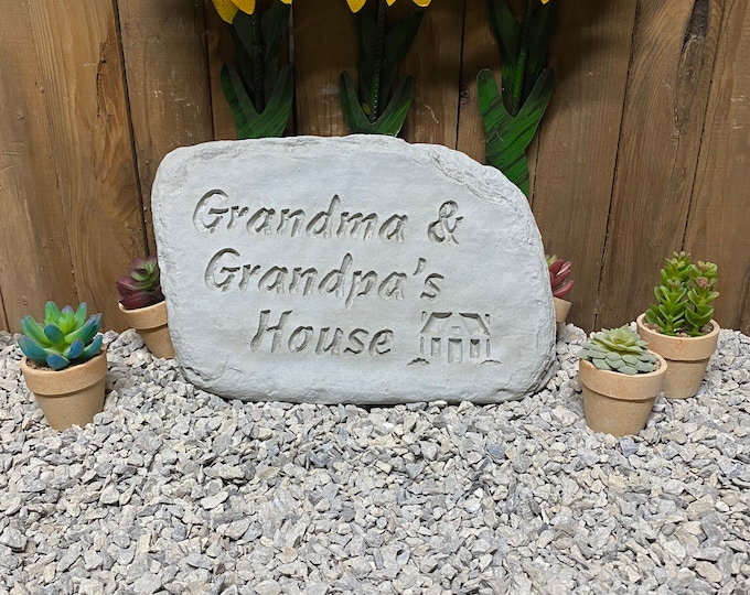 Grandma & grandpa’s house concrete stone